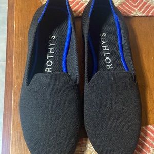 Rothy's Black and Blue Flats